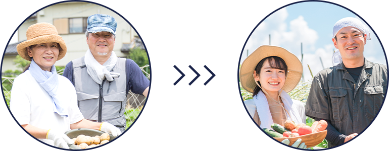 買い取った農機具は次の必要な方へ繋いでいきます。